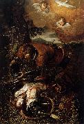 Domenico Tintoretto Tancred Baptizing Clorinda France oil painting artist